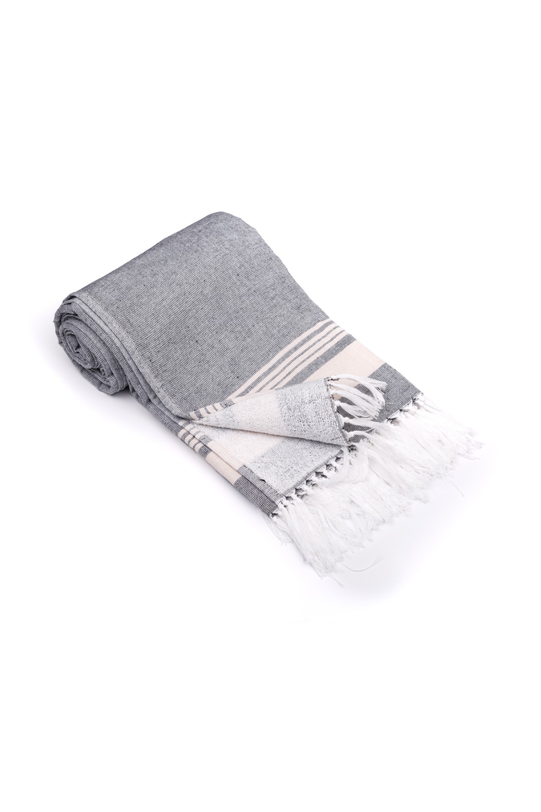 NOBLE DESEN HAVLU PEŞTAMAL GRİ